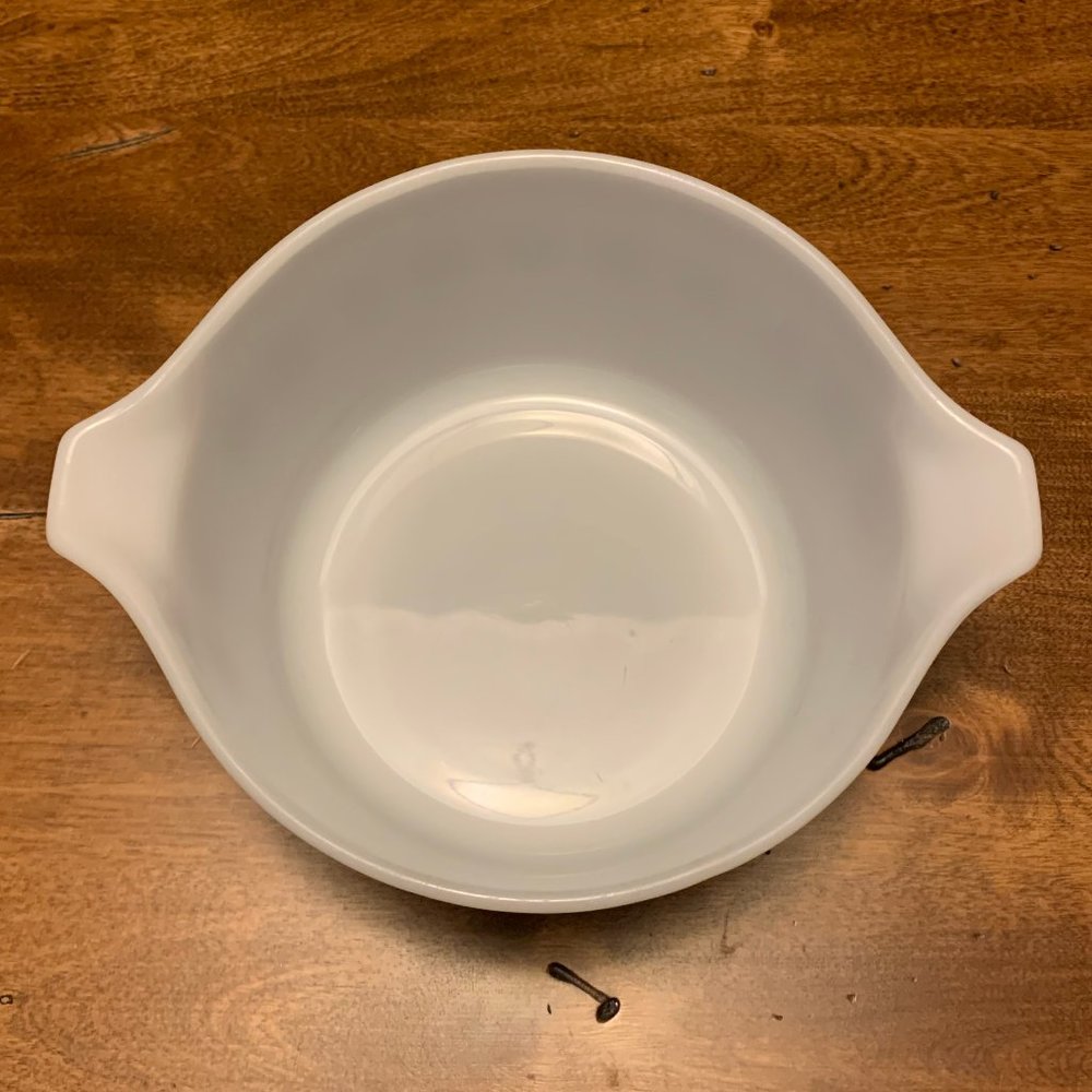 Vintage Pyrex Town and Country (Brown on White) - #473 - 1 Qt. Casserole Dish - Picture 6 of 9